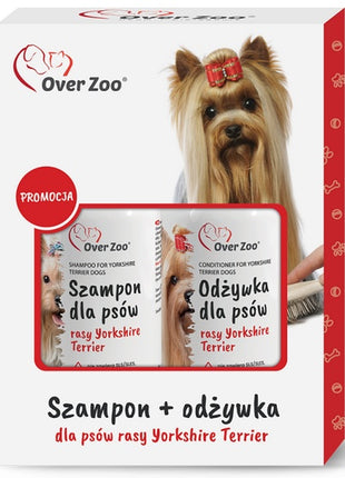Over Zoo Szampon i odżywka  dla psów rasy Yorkshire Terier dwupak 2x250ml