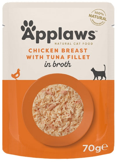 Applaws saszetka dla kota Kurczak z Tuńczykiem w rosole 70g