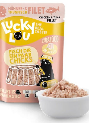 Lucky Lou Extrafood Tuńczyk i kurczak w galaretce saszetka 70g