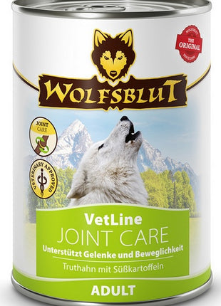 Wolfsblut Dog VetLine Joint Care - indyk i bataty puszka 395g