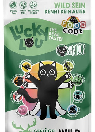 Lucky Lou Food Code Lifestage Senior Drób & Dziczyzna 340g