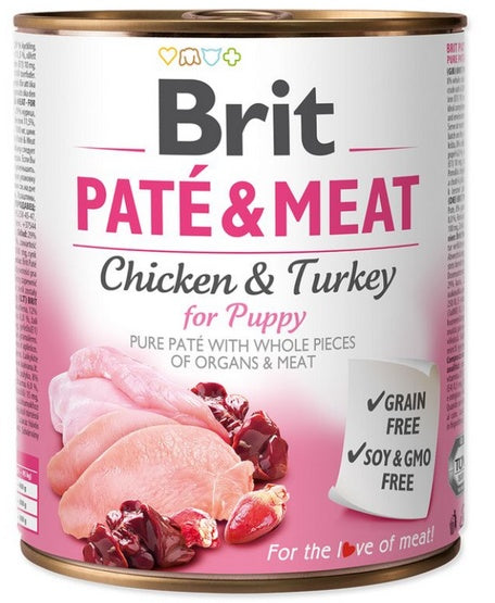 Brit Pate & Meat Dog Puppy puszka 800g