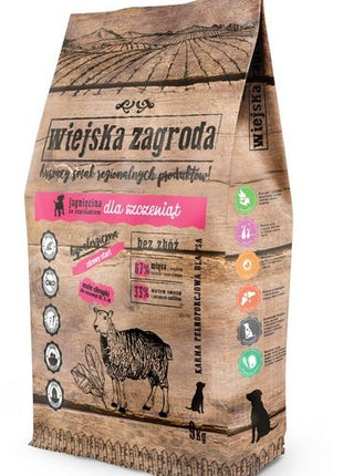Wiejska Zagroda Jagnięcina ze szpinakiem Puppy 9kg
