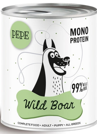 Paka Zwierzaka PEPE Wild Boar (dzik) puszka 800g