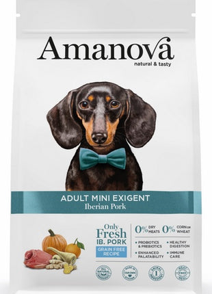 Amanova Dog Adult Mini Exigent Iberian Pork - wieprzowina 2kg