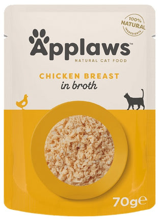 Applaws saszetka dla kota Kurczak w rosole 70g