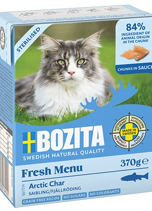 Bozita Sterilised z Pstrągiem górskim kawałki w sosie kartonik 370g