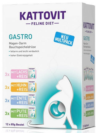 Kattovit Feline Diet Gastro Multipack saszetki 12x85g