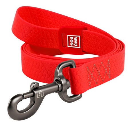 Collar Waterproof Smycz wodoodporna M 20mm/183cm czerwona