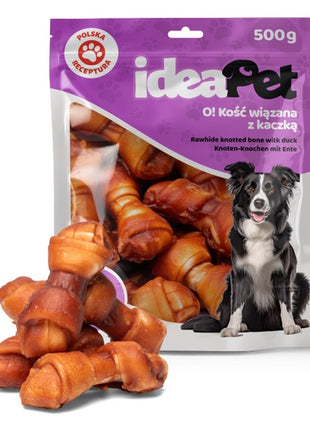 IdeaPet O! Kość wiązana z kaczką 500g