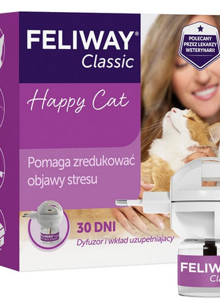 Feliway Classic - kocie feromony Zestaw Startowy (Dyfuzor+wkład)