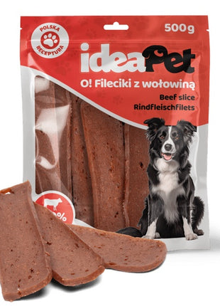 IdeaPet Fileciki z wołowiną 500g