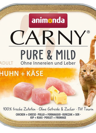 Animonda Carny Pure & Mild Kurczak + Ser tacka 100g