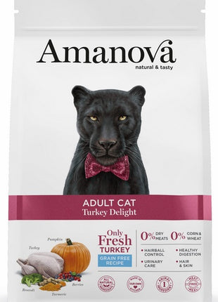 Amanova Cat Adult Turkey Delight - indyk 1,5kg