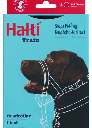 Halti Kantarek - obroża uzdowa rozmiar 3 czerwona