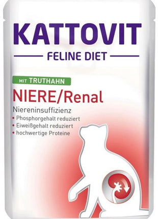 Kattovit Feline Diet Niere/Renal indyk saszetka 85g