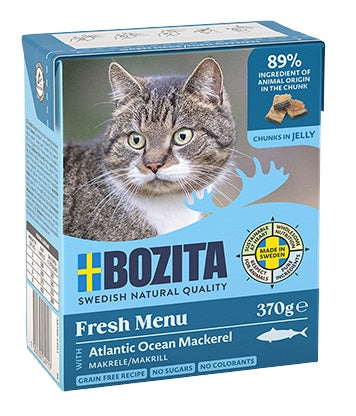 Bozita z Makrelą kawałki w galaretce kartonik 370g