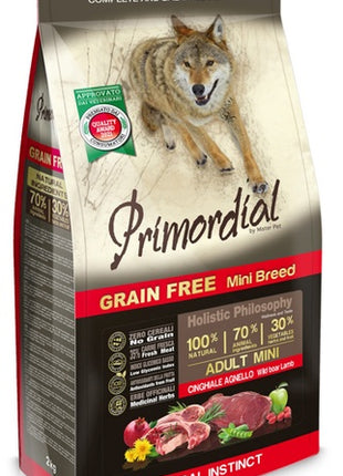 Primordial Dog Grain Free Mini Adult Wild Boar & Lamb 2kg