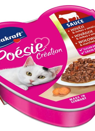 Vitakraft Poesie sos wołowina z marchewką tacka 85g