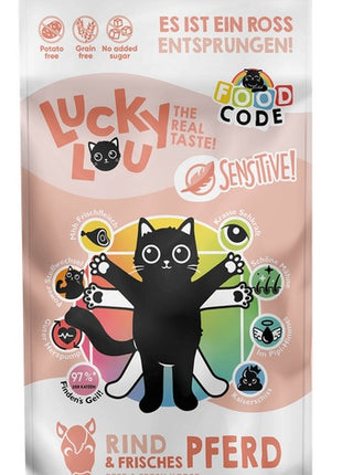 Lucky Lou Food Code Sensitive Wołowina & Konina 1,7kg