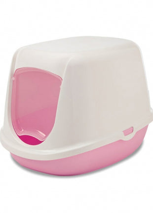 Savic Katzentoilette Duchesse weiß/pink