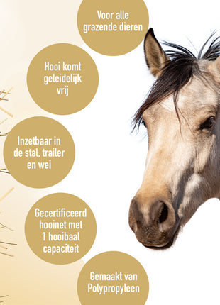 Hay Slow Feeder Net Ronde Baal