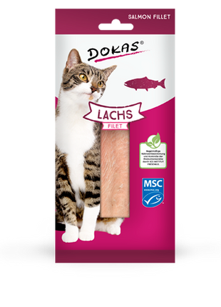 Dokas Cat Snack Filet Lachs 22g