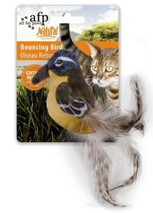 All for Paws Natural Instincts Bouncing Bird Katzenspielzeug