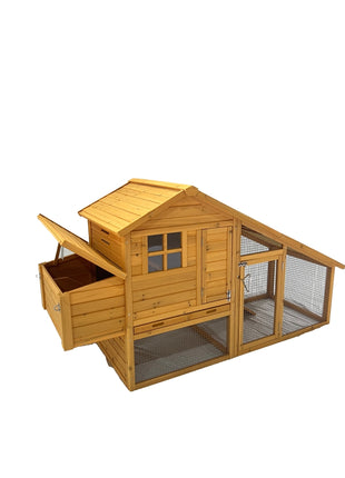 Premium Kippenhok Woods met ren – afbeelding 3
