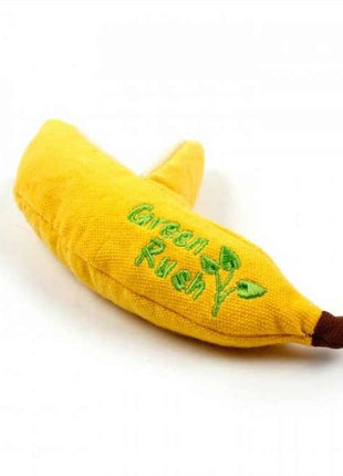 All for Paws Green Rush Banana Katzenspielzeug mit Catnip