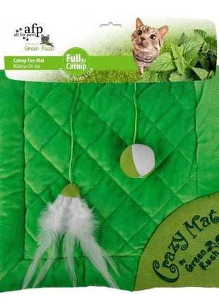 All for Paws Green Rush Crazy Cat Mat