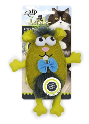 All for Paws Catzilla Crazy Mouse extra großes Katzenspielzeug