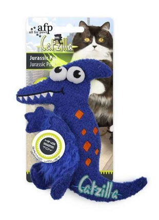 All for Paws Catzilla Jurassic Pal extra großes Katzenspielzeug