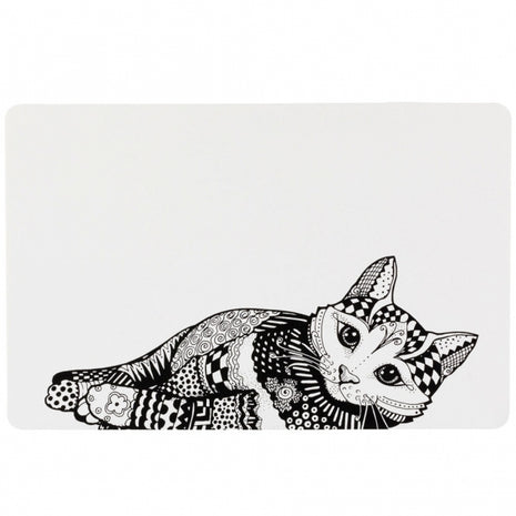Trixie Napfunterlage Mandala Katze
