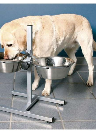 Trixie Hundebar mit Edelstahlnäpfen