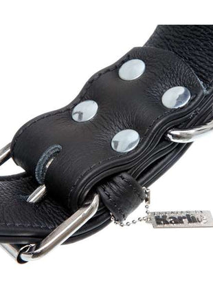 Karlie Vintage Halsband mit 4eck-Nieten 50mm - Schwarz