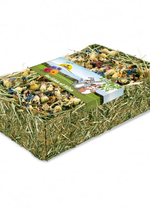JR Farm Heu-Schale mit Blüten 130g