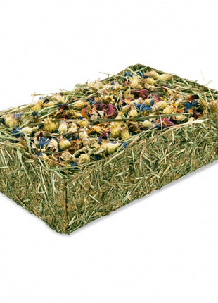 JR Farm Heu-Schale mit Blüten 130g