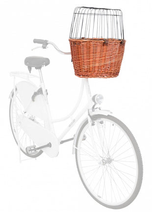 Trixie Front-Hundefahrradkorb aus Weide