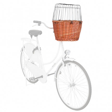 Trixie Front-Hundefahrradkorb aus Weide