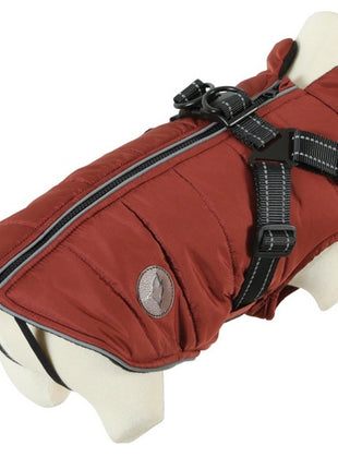 Zolux Kurtka puchowa z szelkami dla psa R.35 ceglasta