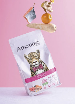 Amanova Cat Adult Salmon Deluxe - łosoś 1,5kg