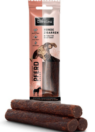 Chewies Hundezigarren Pferd & Hanf - konina & konopie 75g