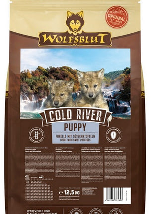 Wolfsblut Dog Cold River Puppy - pstrąg i bataty 12,5kg