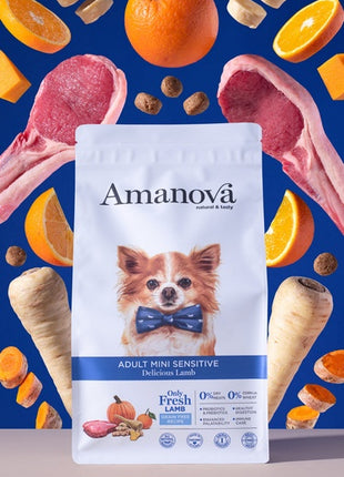 Amanova Dog Adult Mini Sensitive Delicious Lamb - jagnięcina 2kg