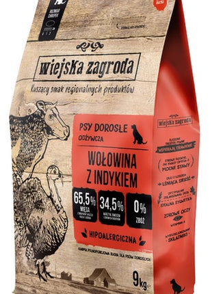Wiejska Zagroda Wołowina z indykiem L 9kg