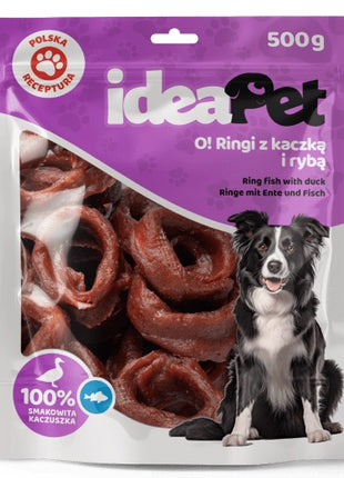 IdeaPet Ringi z kaczką i rybą 500g
