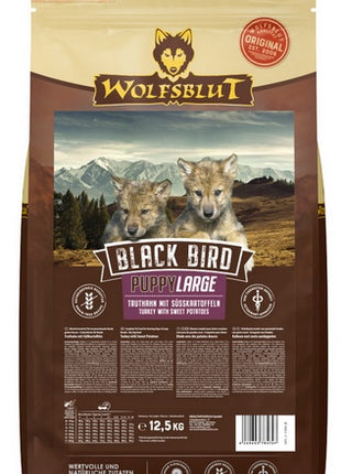 Wolfsblut Dog Black Bird Puppy Large - indyk i bataty 12,5kg