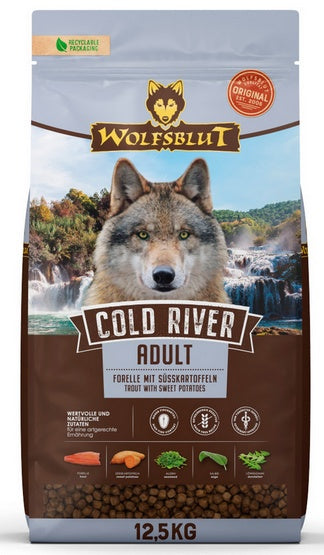 Wolfsblut Dog Cold River - pstrąg i bataty 12,5kg