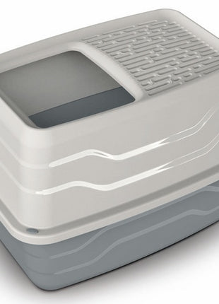 Yarro/Moderna Toaleta dla kota z wejściem od góry 56cm szara